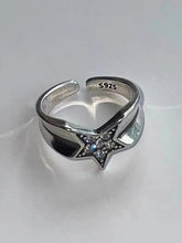 Vintage Strass Stern Manschettenring